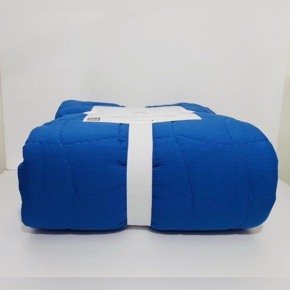 🆕 Mainstays by Becky G. & Alejandra Royal Blue Cloud Quilt Full Queen - Picture 9 of 11